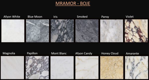 Mramor boje marble colors 2 3