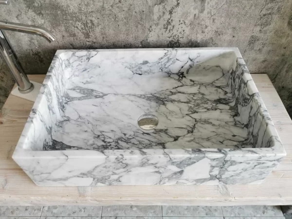 Umivaonik od Carrara mramora dimenzija 60x40 cm6