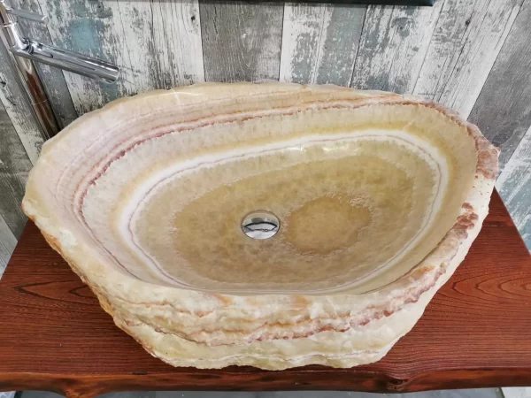 Umivaonik od Onyx mramora rucni rad 4 kupaonica