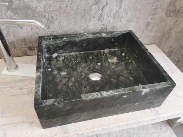 Mramorni umivaonik zeleni luksuz koji traje stoljecima