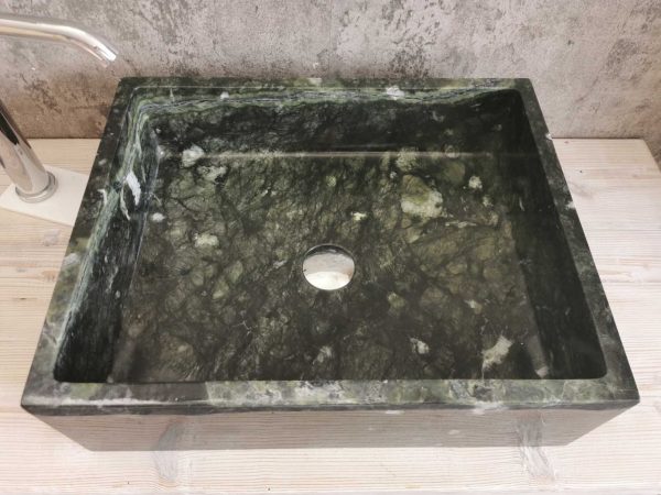 Mramorni umivaonik zeleni luksuz kupaonica mramor dizajn kupaonice dizajn trajnost